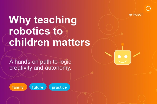 Illustration on why teaching robotics to children is important
