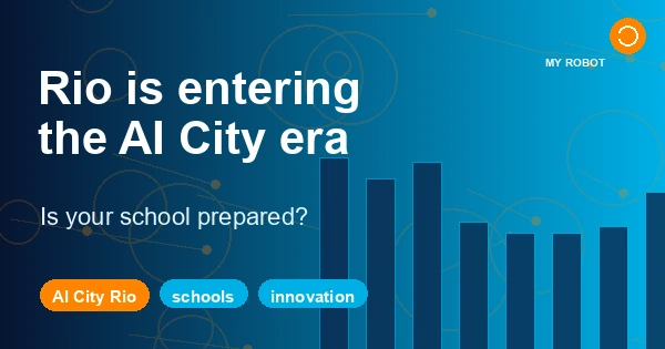 Rio de Janeiro in futuristic setting of AI City and technology education