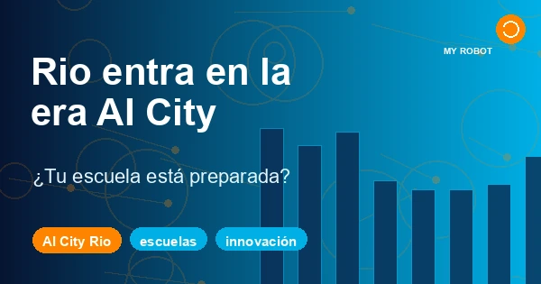 Rio de Janeiro en el entorno futurista de AI City y educación tecnológica