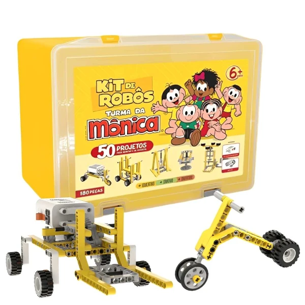 Kit de Robótica Turma da Mônica 50 em 1 da Maker Store