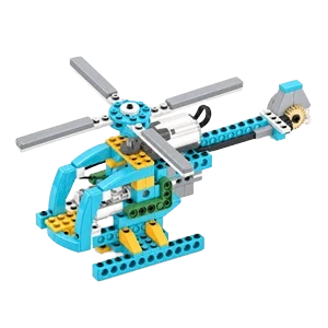 Helicóptero motorizado da Oficina Connect